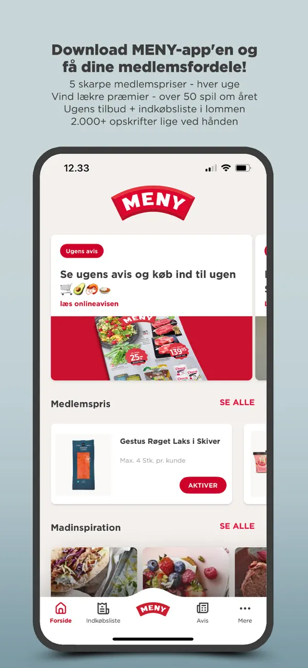 Screenshot #1 pour MENY Danmark