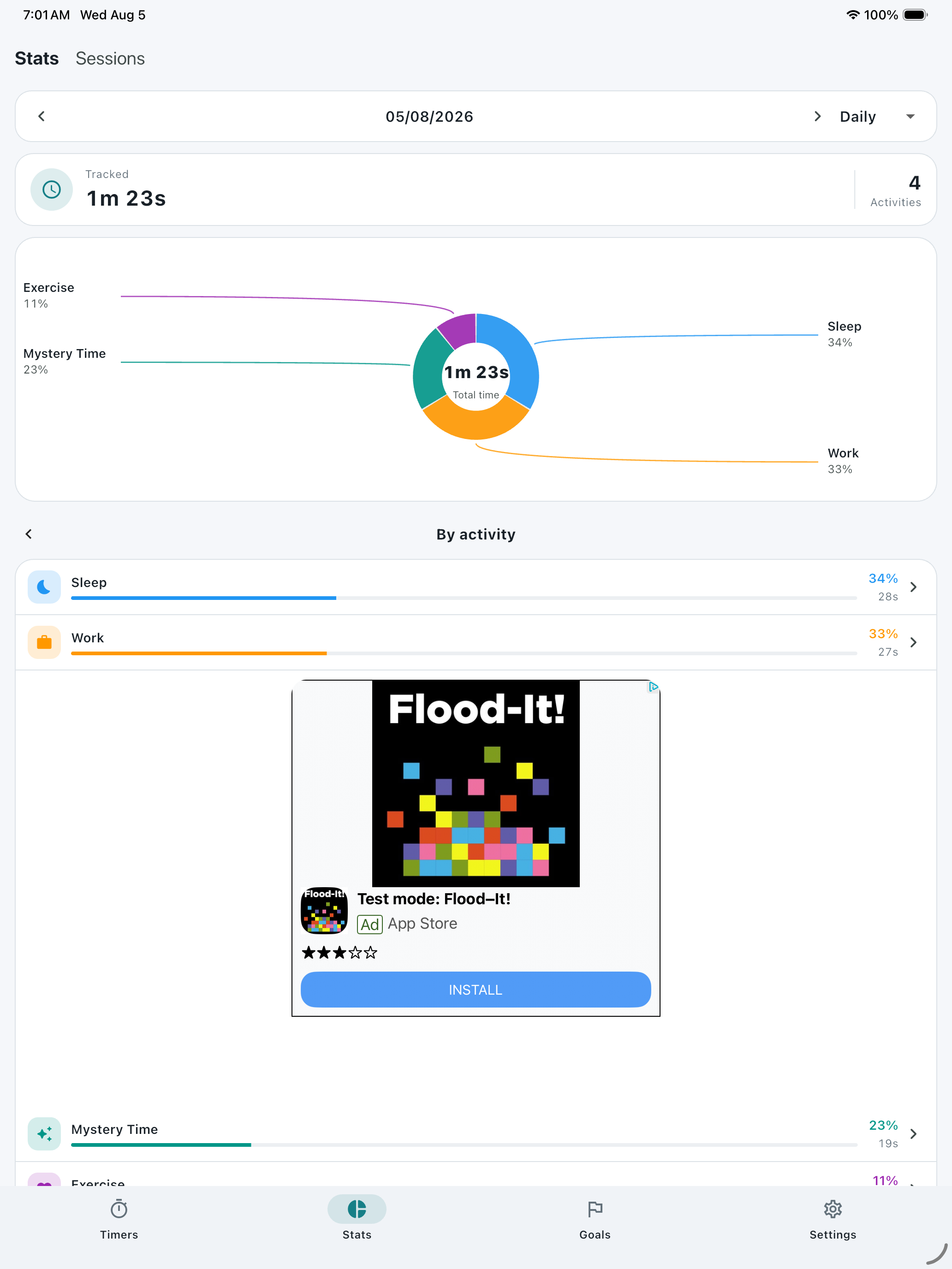 Time Tracker: Manage your life screenshot 9