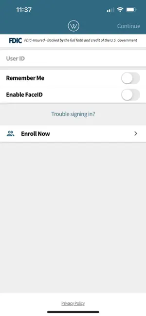 Western Bank Mobile screenshot 1