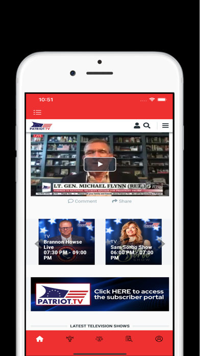 PATRIOT.TV Screenshot