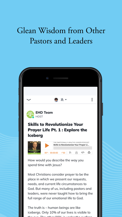 Emotionally Healthy Hub iPhone screenshot 5 - Social Networking app