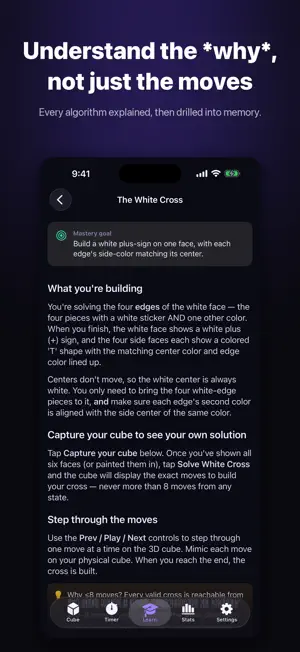 Cube Coach: 3x3 Solver & Timer screenshot 4