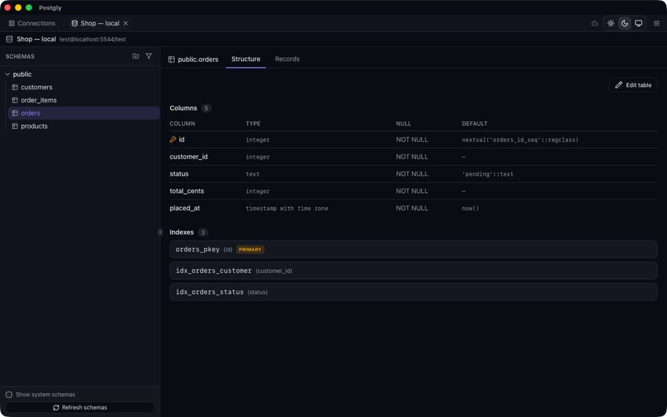 #3. Postgly (macOS) By: Element Development