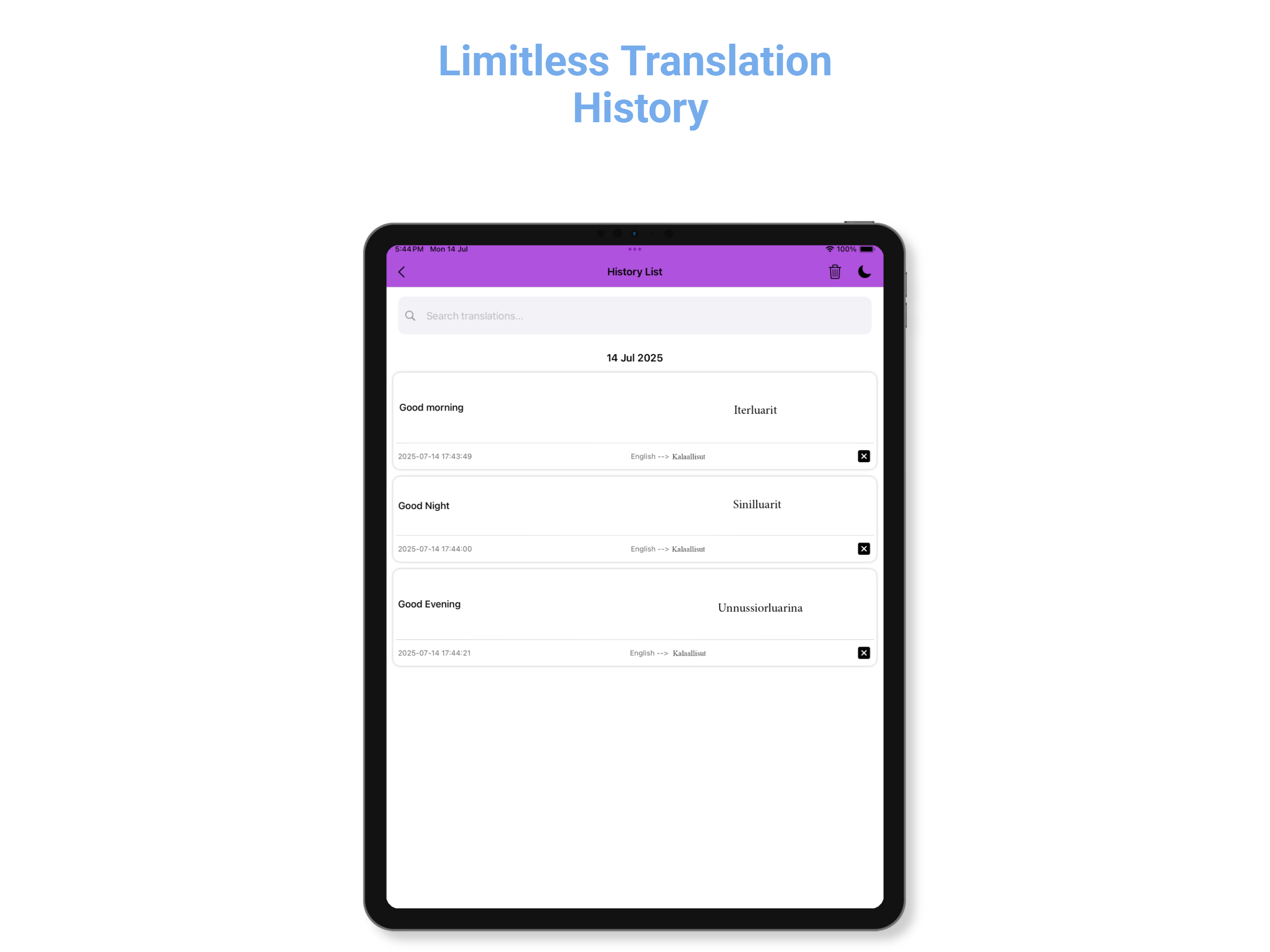 English - Kalaallisut Trans