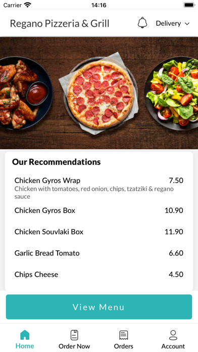 Regano Pizzeria & Grill Screenshot
