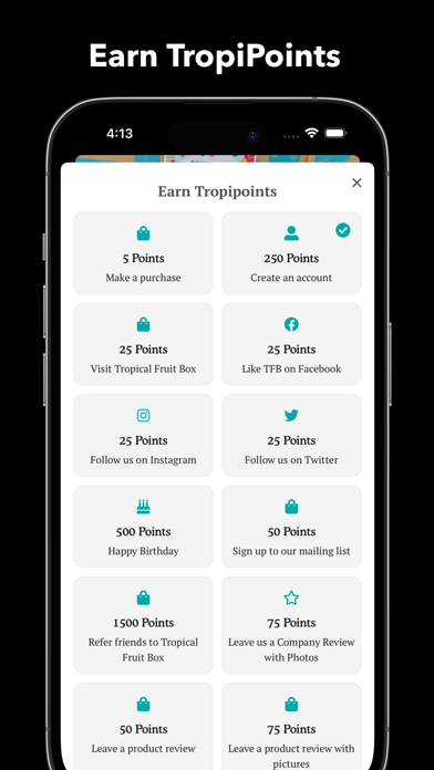 Tropical Fruit Box Screenshot