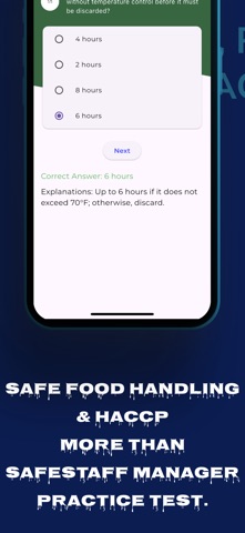 Servsafe Manager Practice Test iPhone screenshot