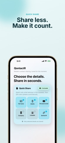 QontactR: Your Contact QR Code Screenshot 1 of 6
