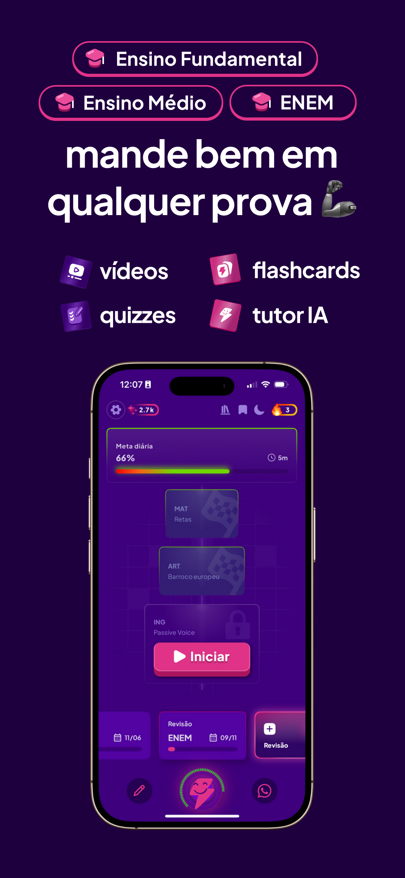Flashed: Revisão Diária