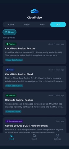 Cloud Pulse Mobile Screenshot 5 of 6