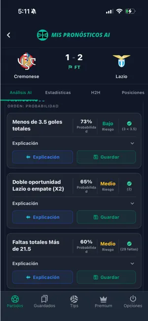Mis Pronósticos AI iPhone screenshot 4