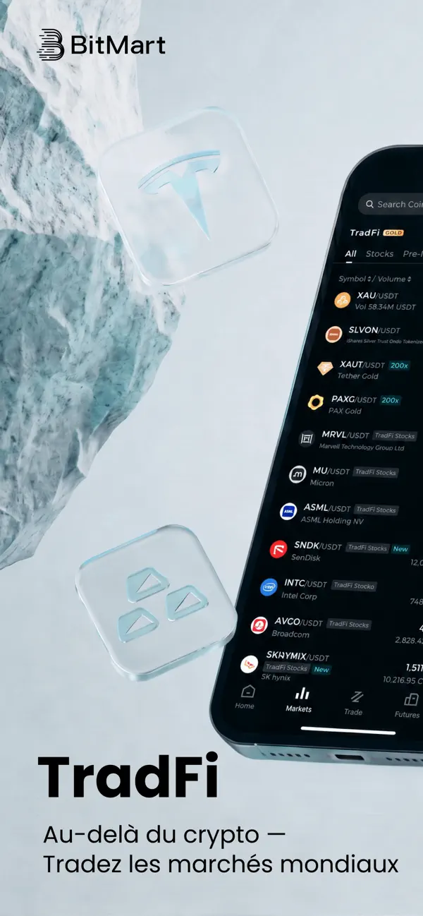 Screenshot #1 pour BitMart:Bitcoin Wallet