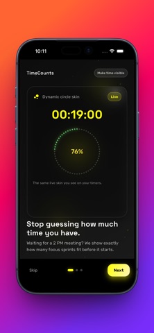 TimeCounts screenshot