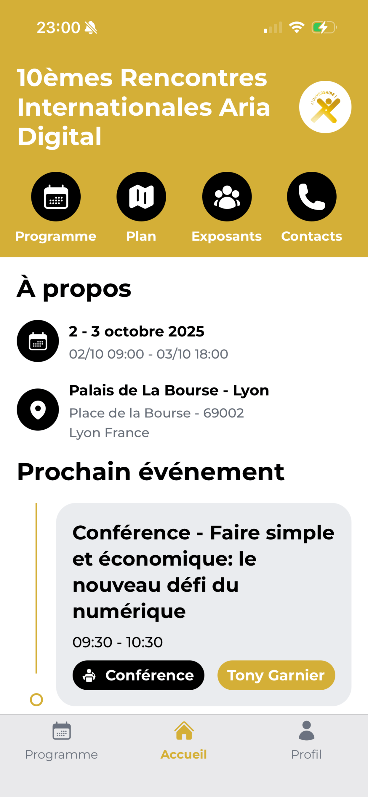 ARIA Digital 2025