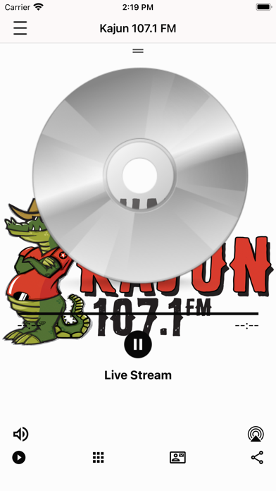 Kajun 107 Screenshot