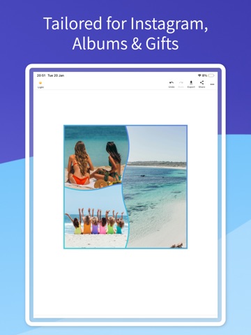 Photo & Video Collage Editor iPad screenshot