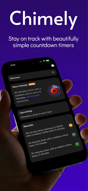 Chimely Mindfulness Timer screenshot 1