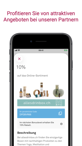 Helsana+ Bonusprogramm App Store preview screenshot 5