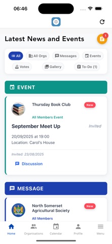 The Society App Screenshot 2 of 8