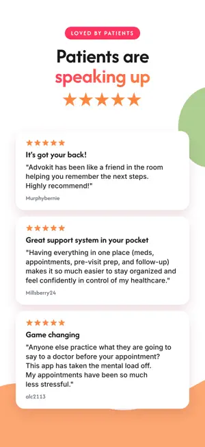 Advokit: Doctor's Visit Coach screenshot 2
