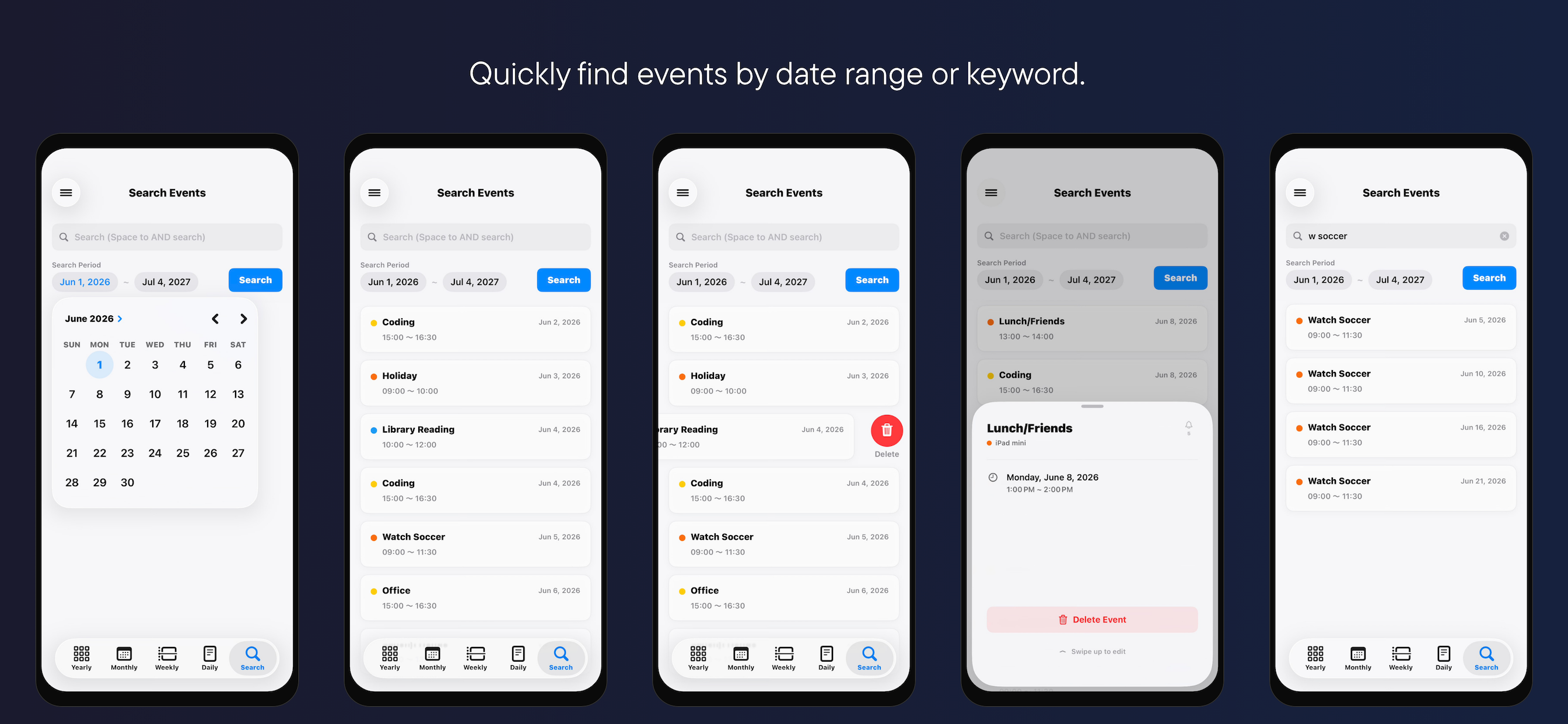 Roomy Calendar: Simple Planner screenshot 8