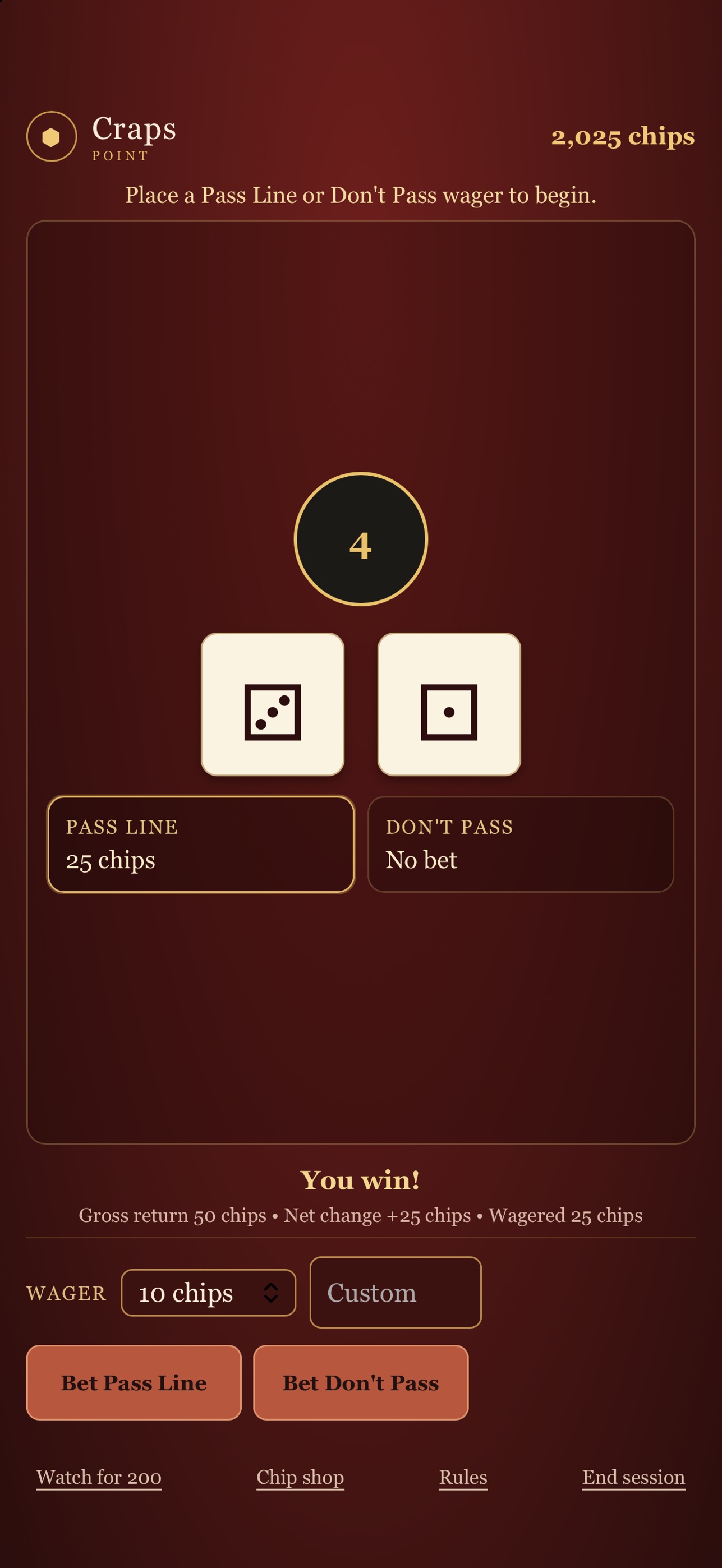 Screenshot 3 of Craps Point