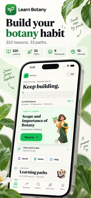Learn Botany: Plant Biology screenshot 1 of 8