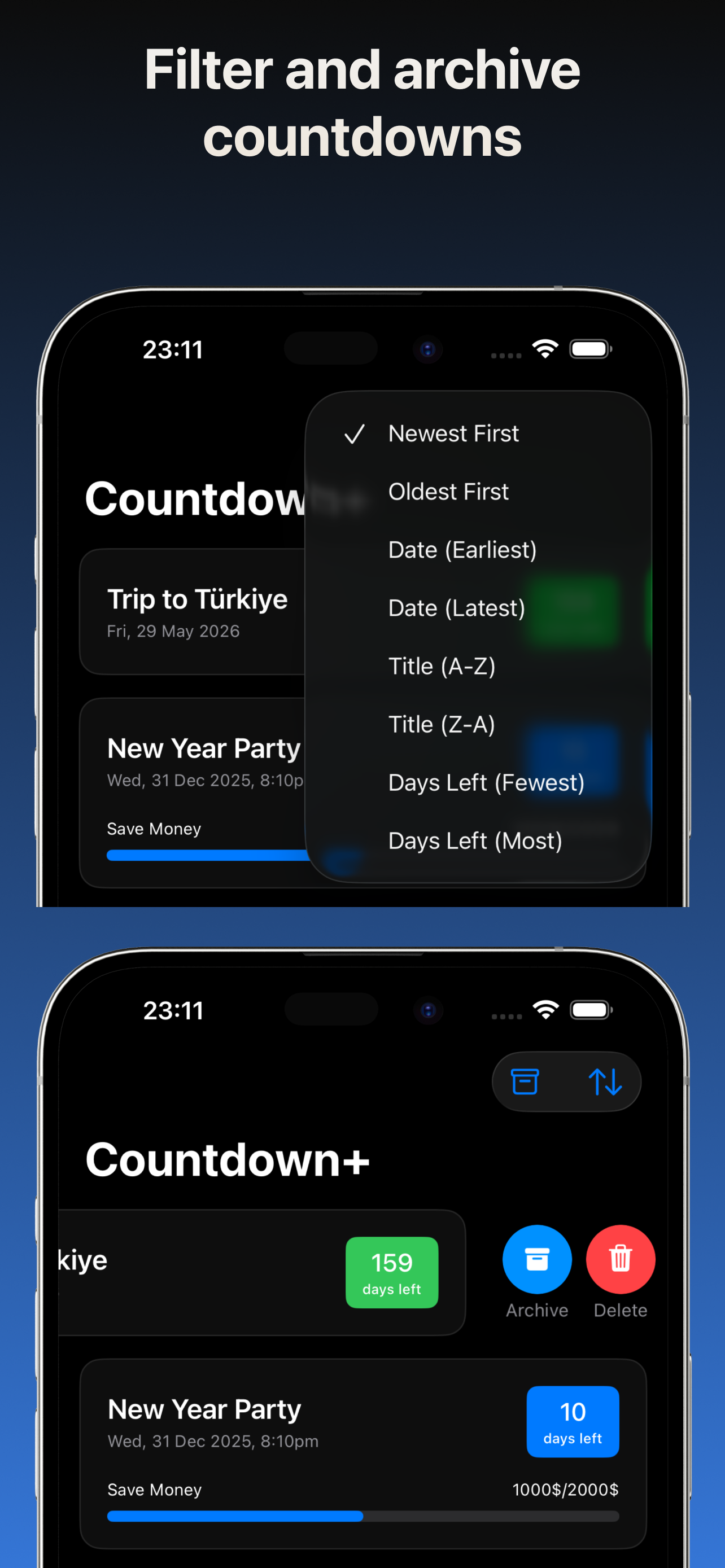 Countdown+ Reminder screenshot 6