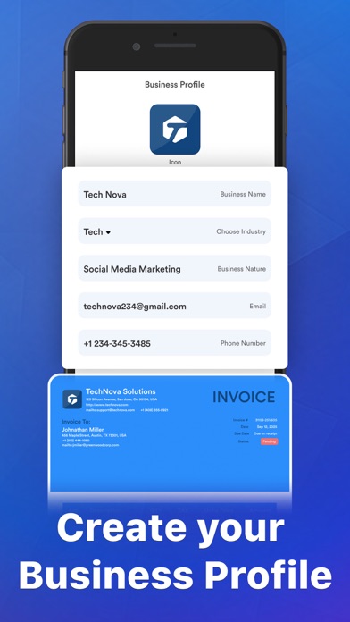 Invoice Maker, Create Estimate iPhone screenshot 6 - Business app