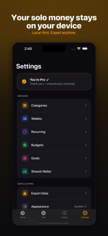 Ownspend: Expense Tracker Screenshot 5 of 5
