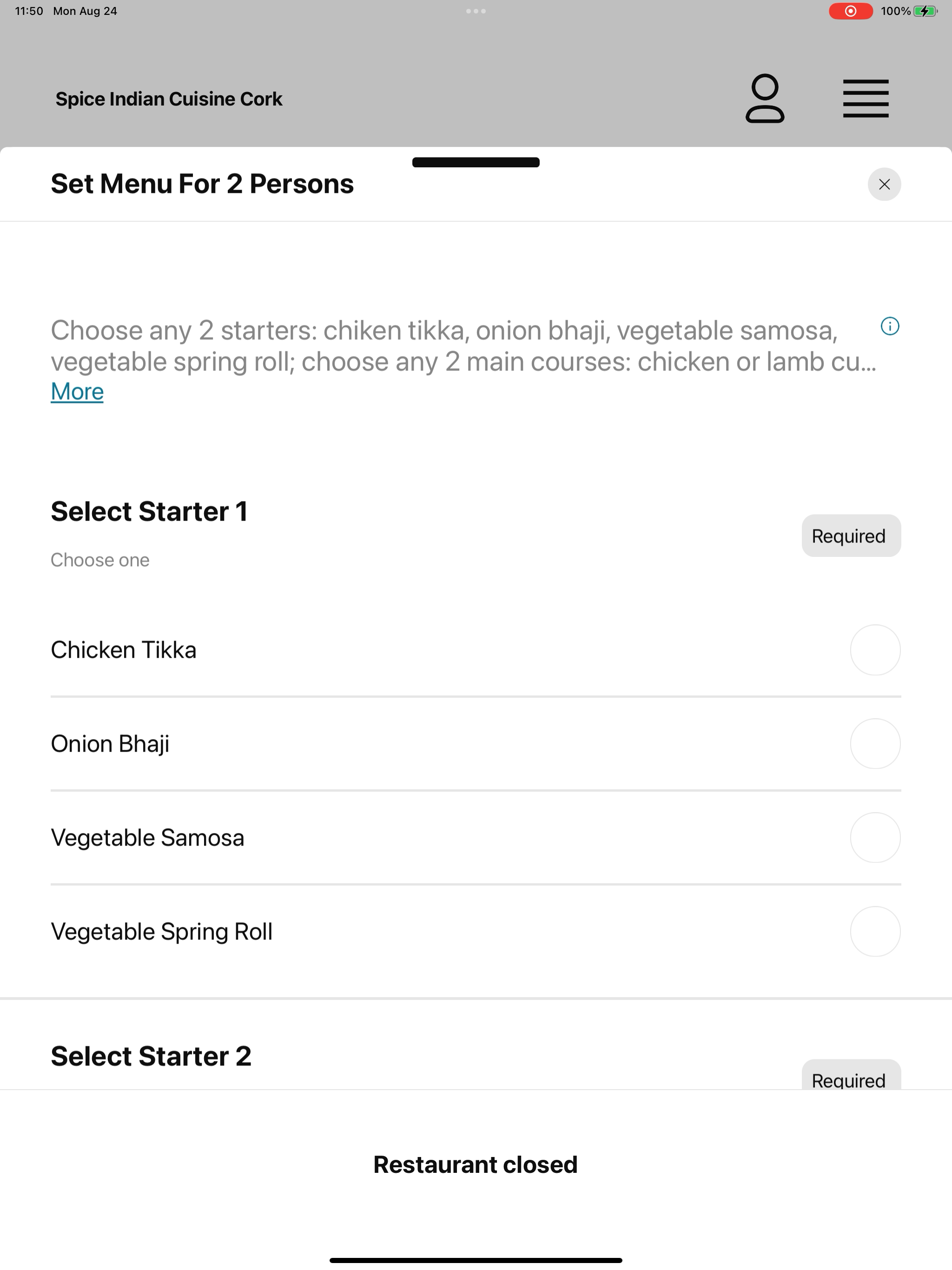 Spice Indian Cuisine Cork screenshot 16