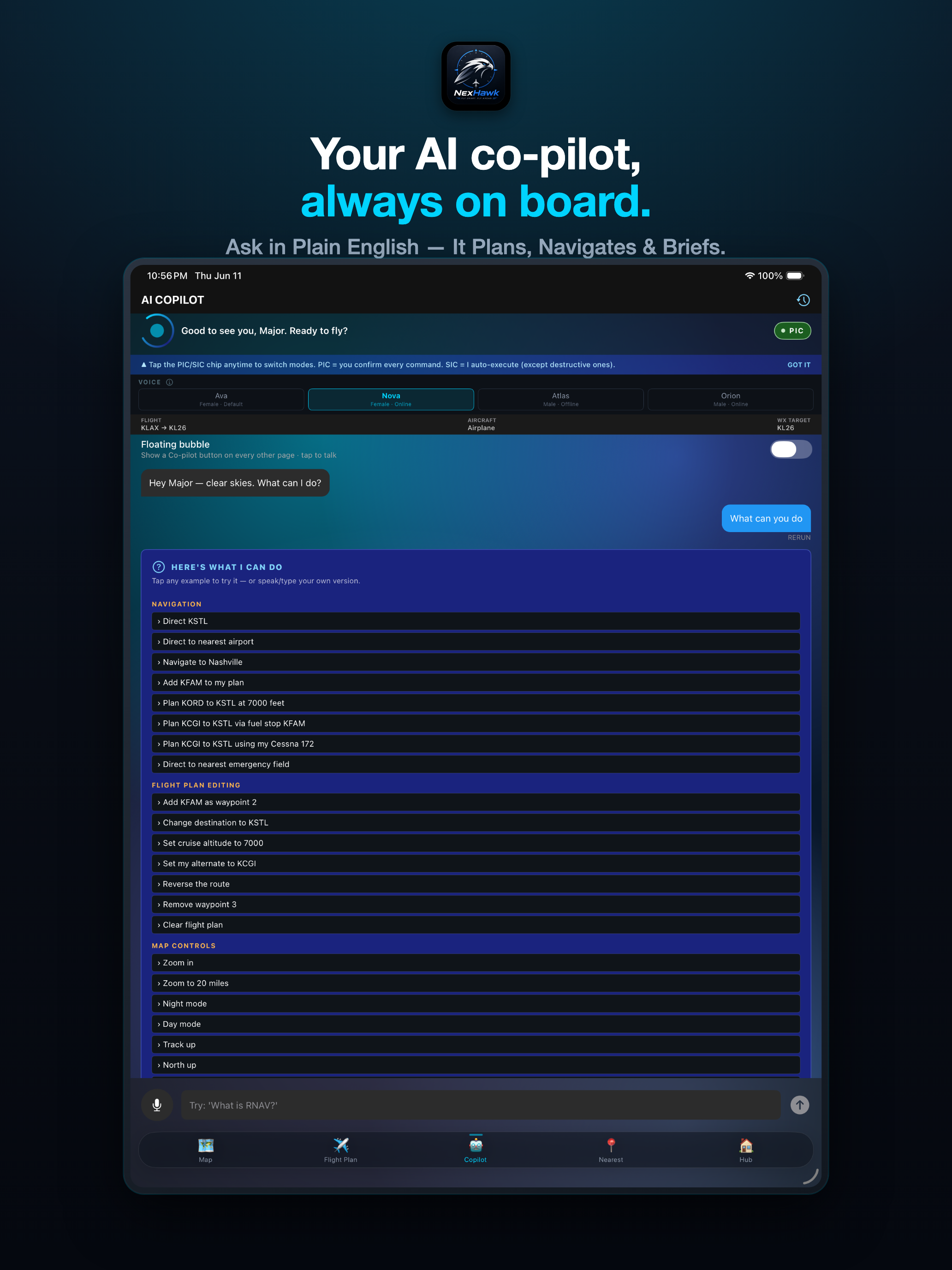 NexHawk EFB screenshot 12
