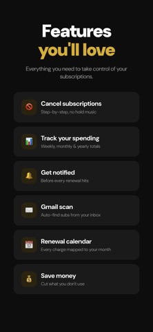 Cancel Subscriptions - Subko iPhone screenshot
