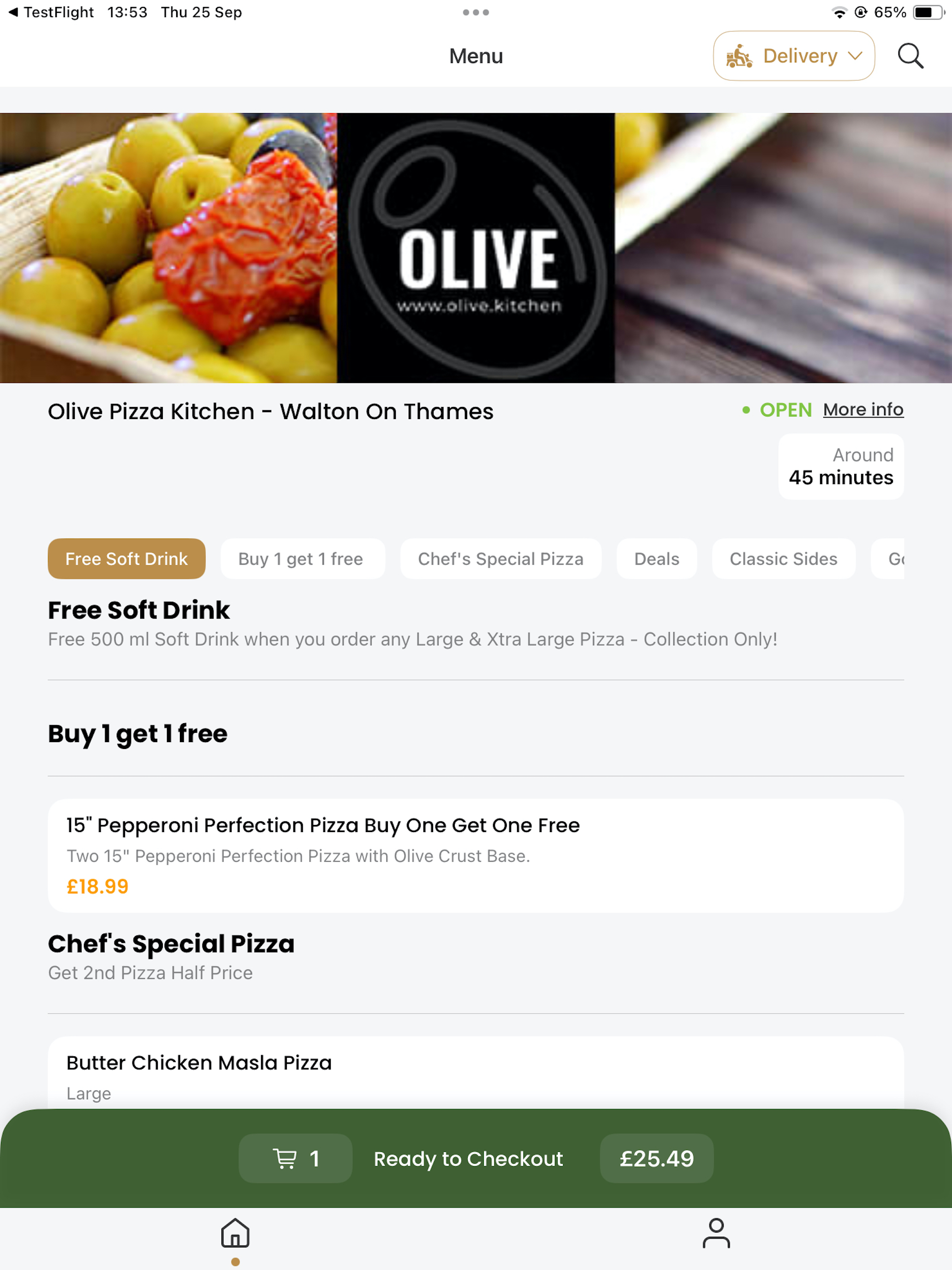 Olive Pizza Kitchen screenshot 8