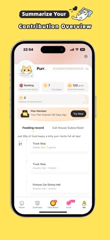 Purrrr-Feed&Rescue Stray Cats iPhone screenshot