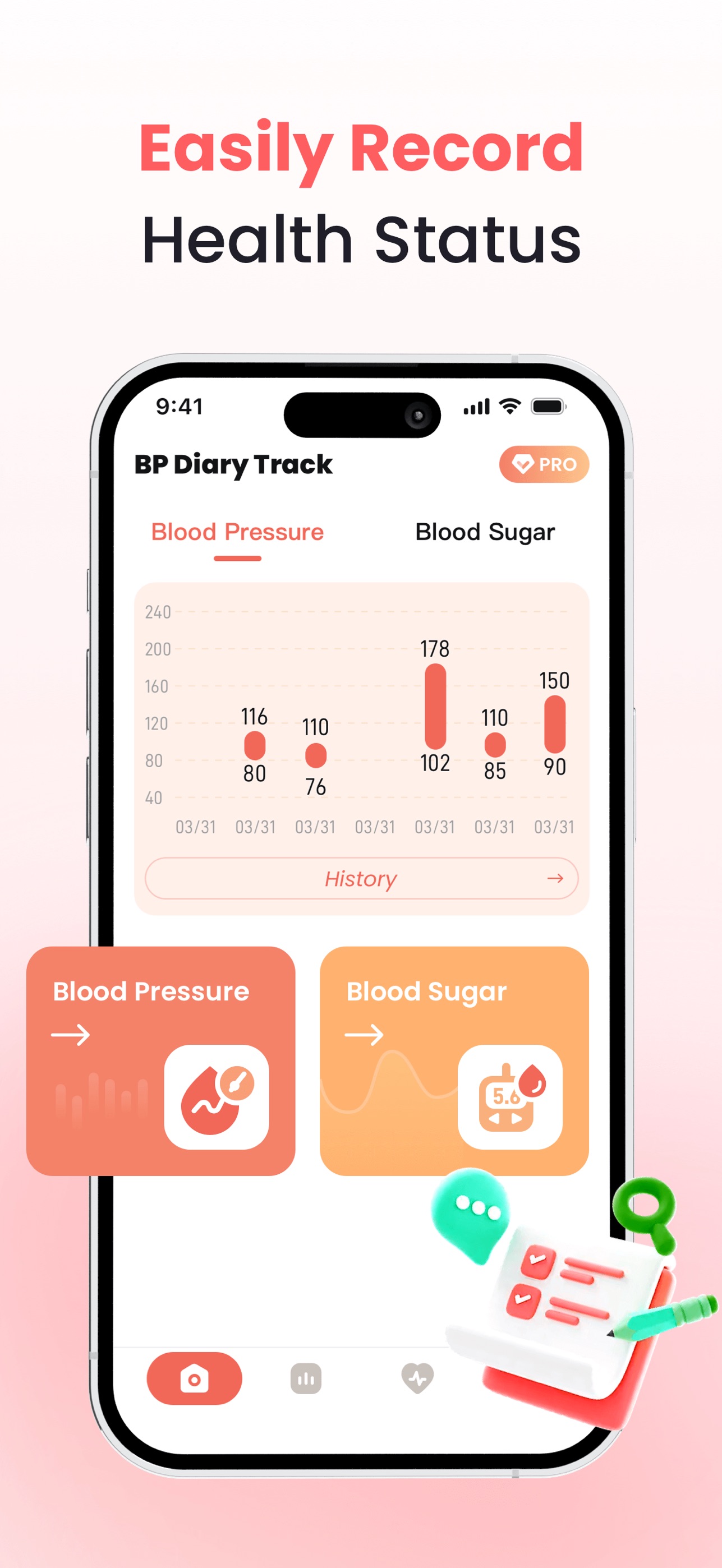 Screenshot 1 of BP Diary Track