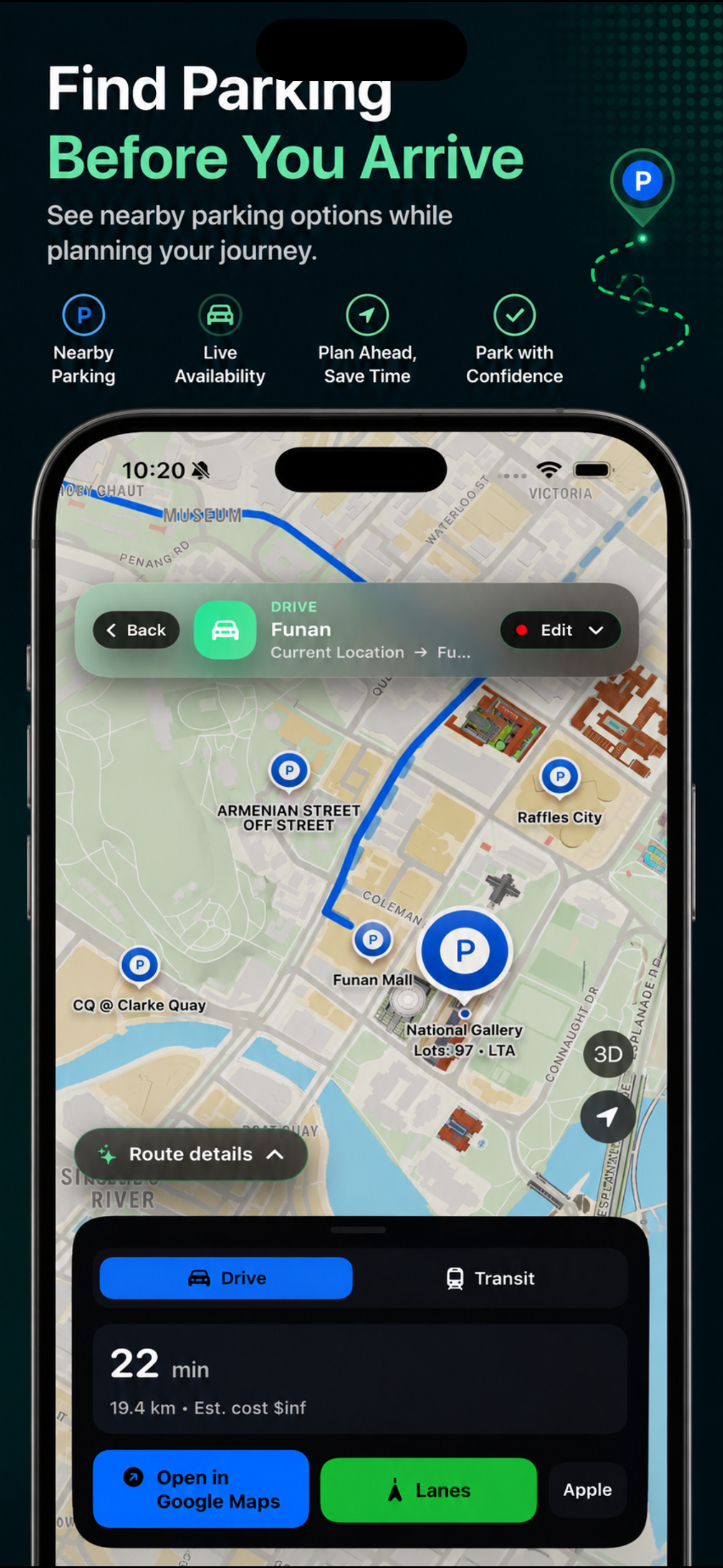 Lanes - Smart Navigation screenshot 3