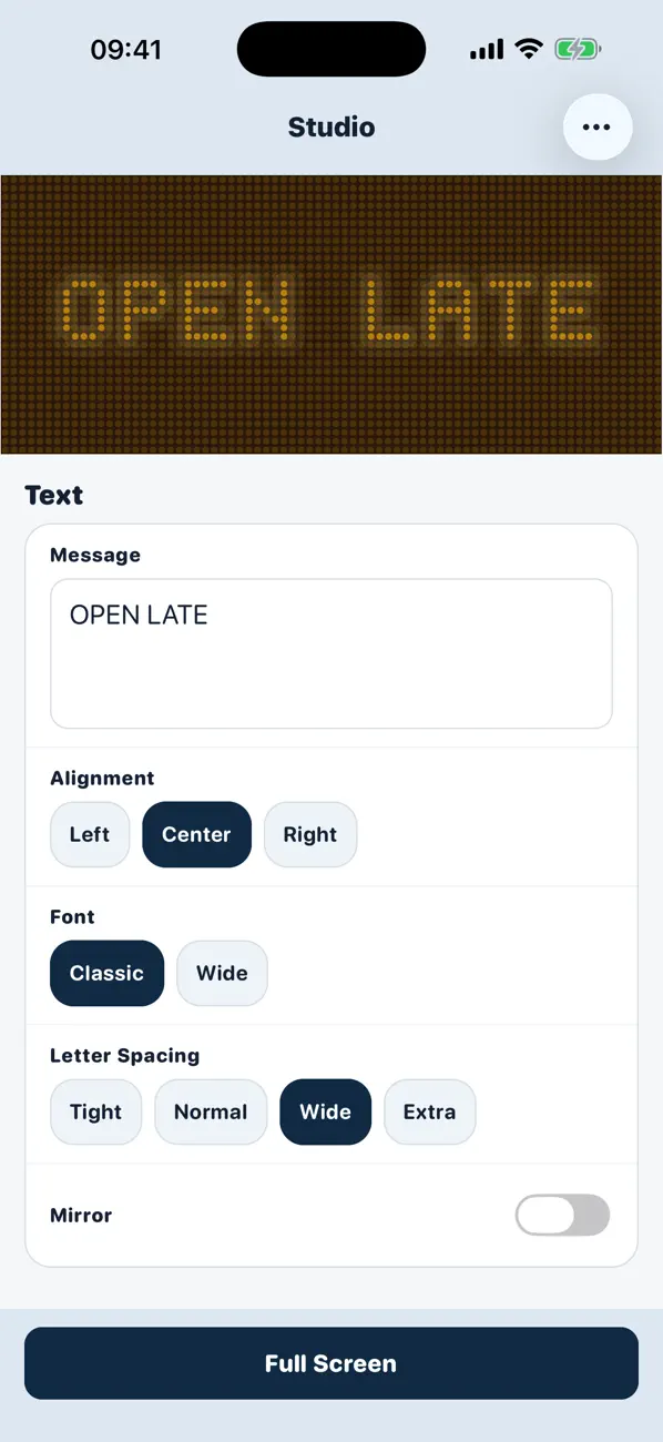 Screenshot #2 pour Dot Sign: LED Sign Maker