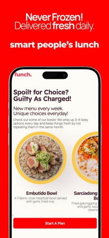 funch. Smart People's Lunch iPhone screenshot
