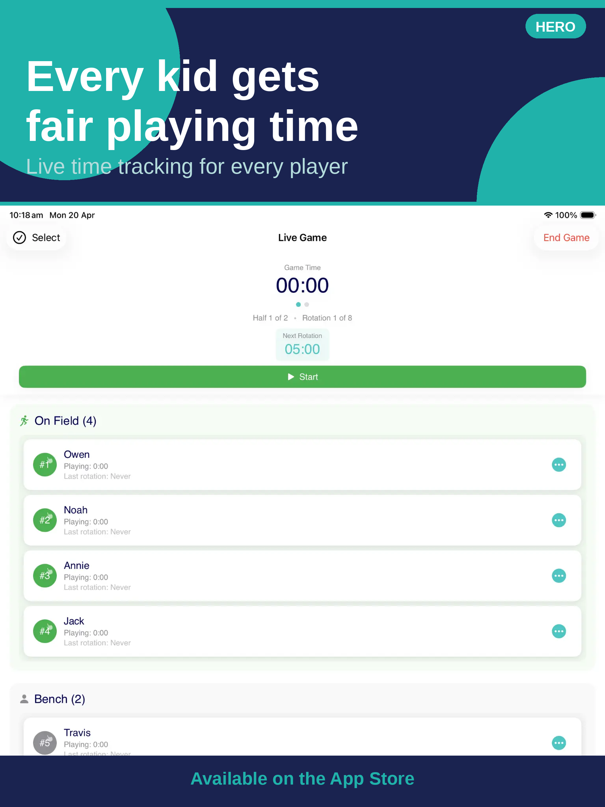 Easy Sport Sub Tracking