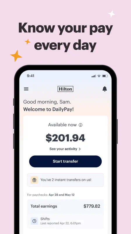 DailyPay On-Demand Pay screenshot 1 of 5