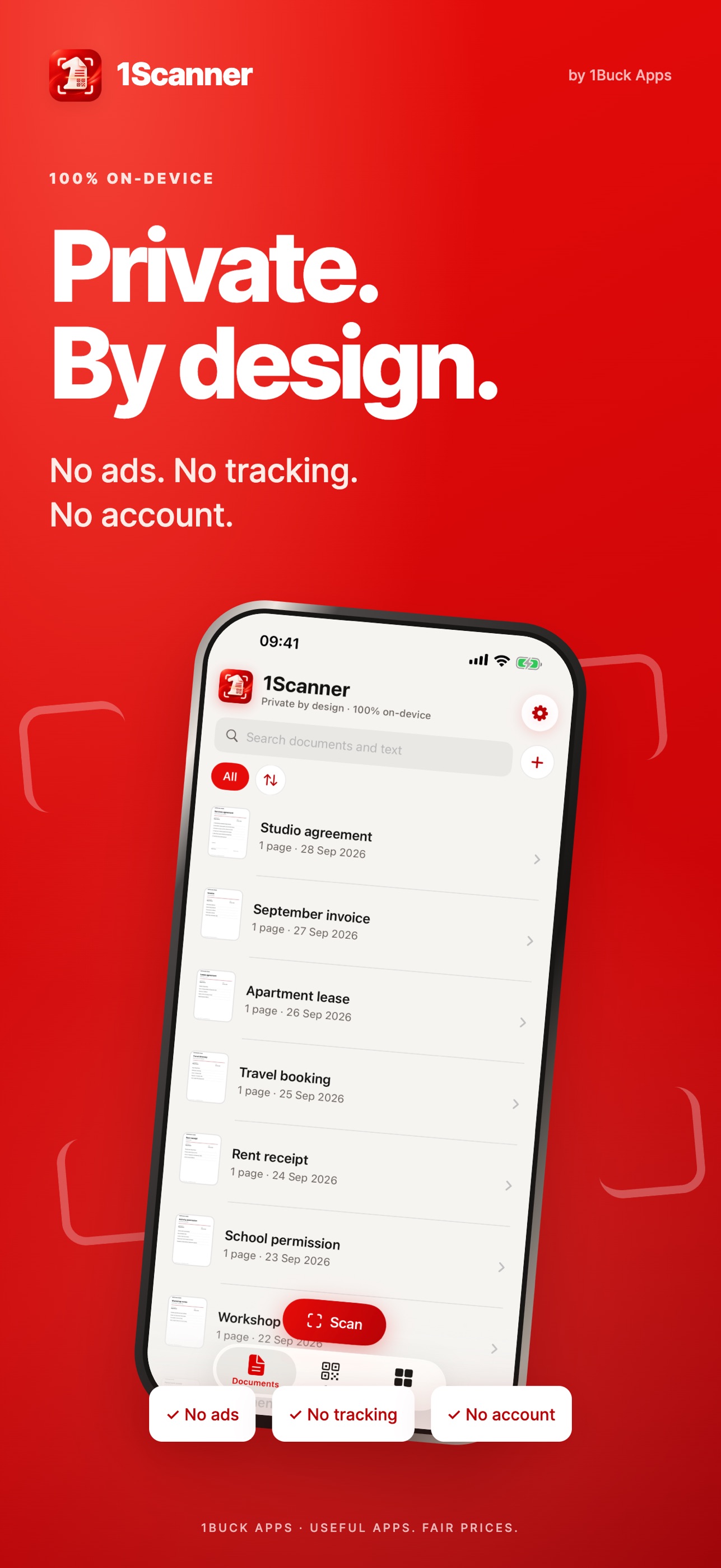 Screenshot 9 of 1Scanner: PDF & QR Scanner