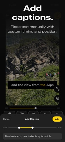 Video Captions: Auto Subtitles iPhone screenshot