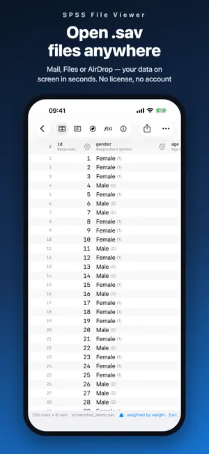 SPSS File Viewer screenshot 1