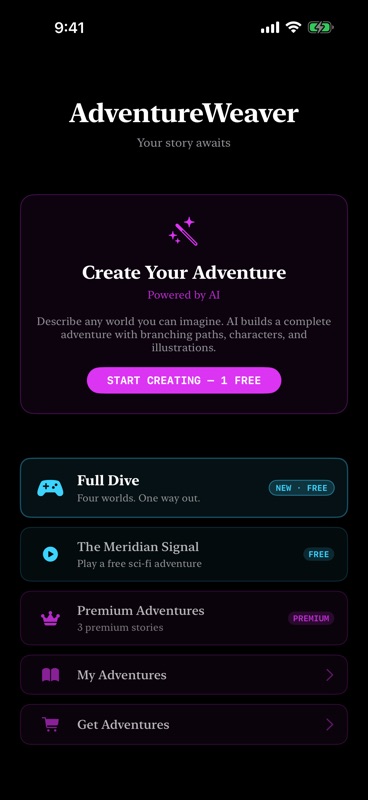 AdventureWeaver screenshot 2