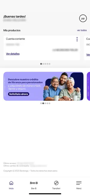 Ban100 APP Móvil screenshot 2