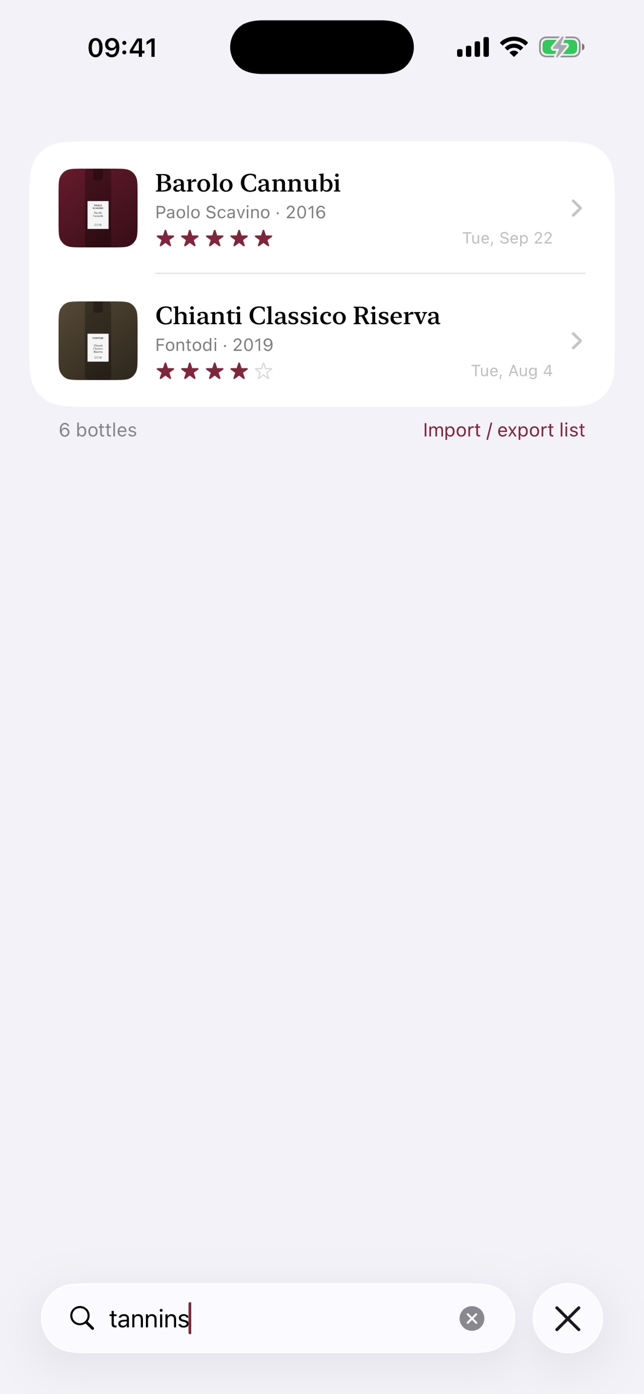 Screenshot 5 of Wino – Wine Journal