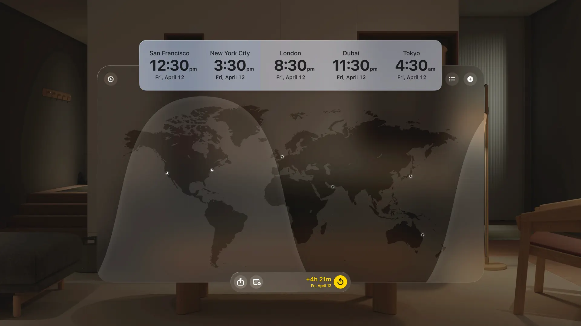 World Time Clock Master screenshot 2
