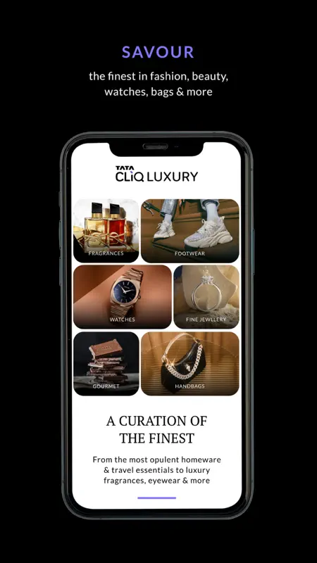 Tata CLiQ Luxury Shopping App screenshot 2 of 10