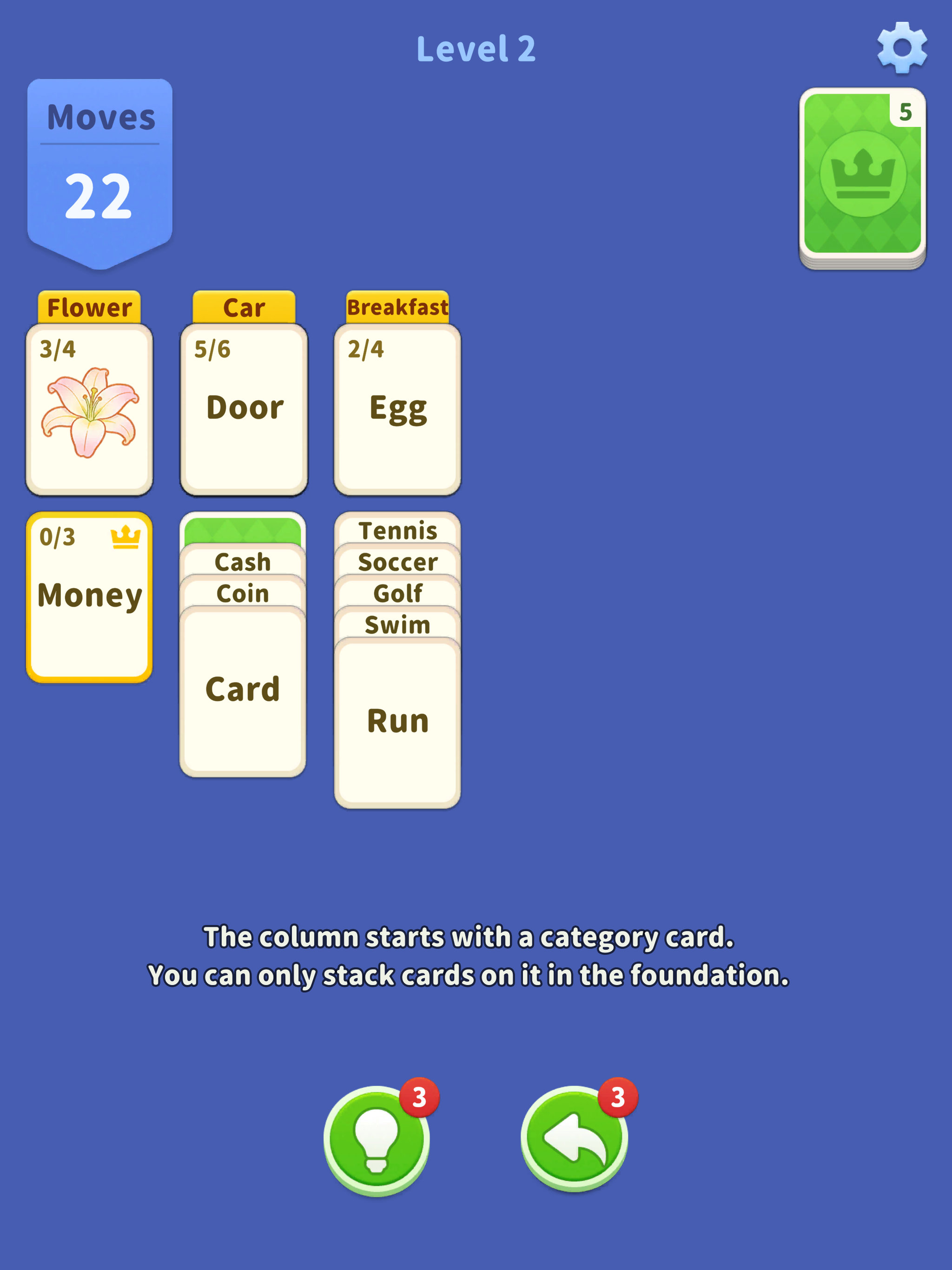 Solitaire Word Sort screenshot 7